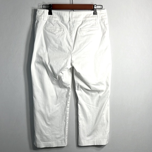 Tribal Stretch White Capri Pants size 6 - Picture 5 of 9